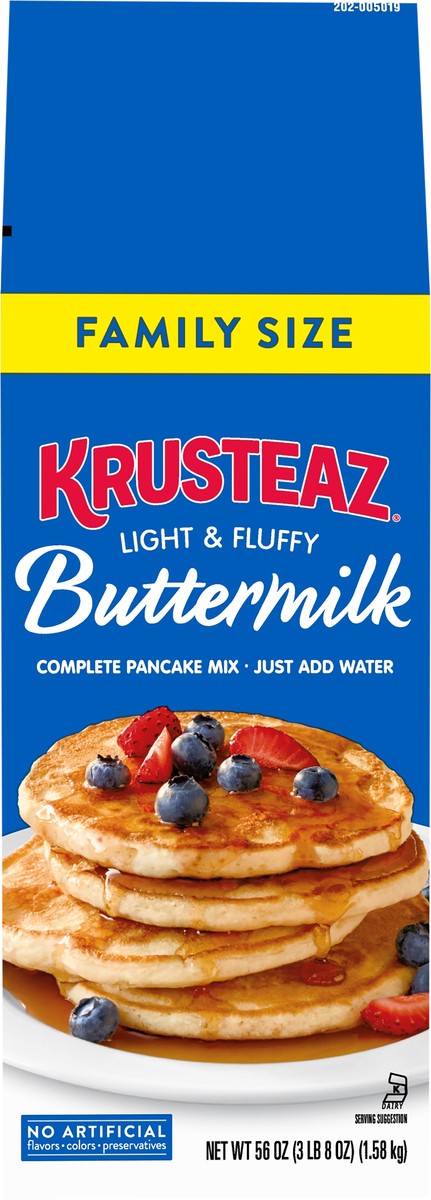 slide 6 of 9, Krusteaz Pancake Mix, 56 oz