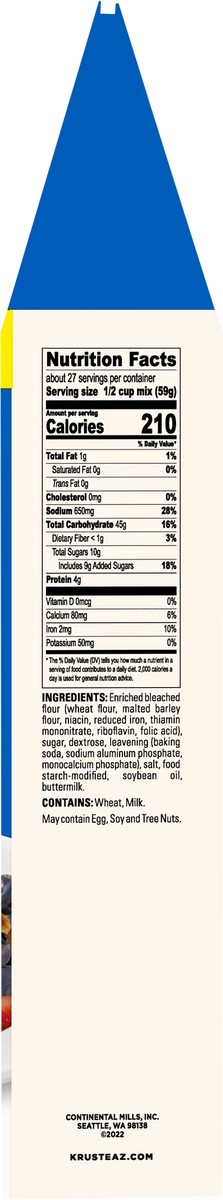 slide 8 of 9, Krusteaz Pancake Mix, 56 oz