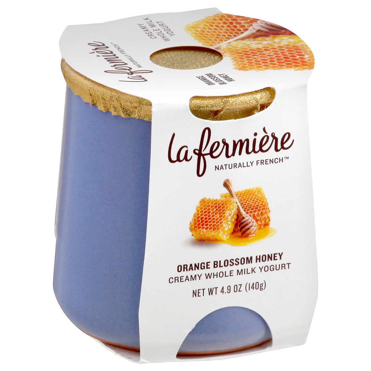 slide 2 of 9, La Fermière Orange Blossom Honey Yogurt 4.9 oz, 4.9 oz