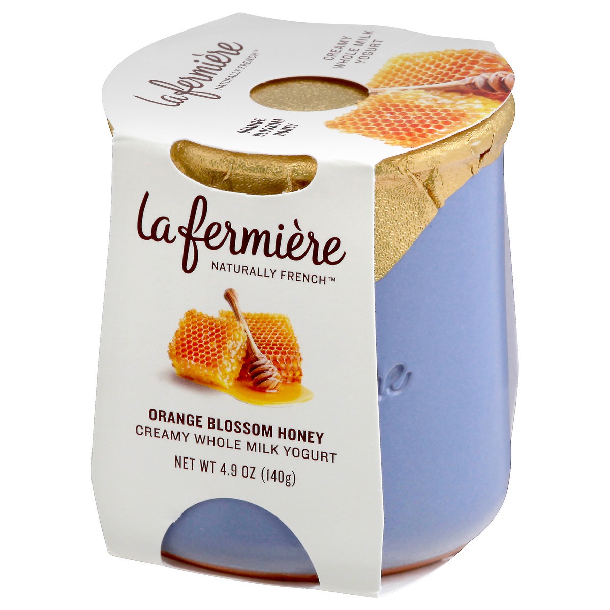slide 3 of 9, La Fermière Orange Blossom Honey Yogurt 4.9 oz, 4.9 oz
