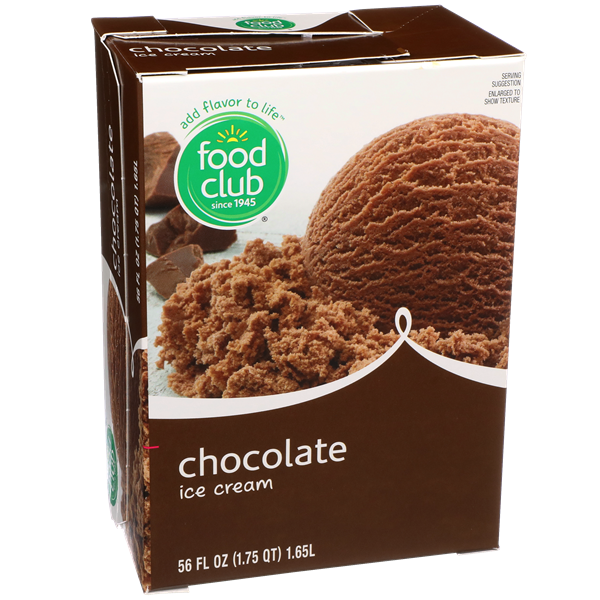 slide 1 of 1, Food Club Chocolate Ice Cream, 56 fl oz