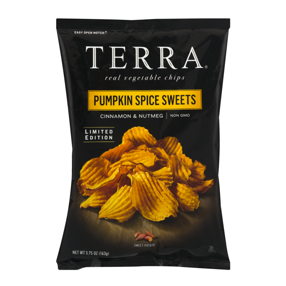 slide 1 of 1, Terra Pumpkin Spice Vegetable Chips, 5.75 oz