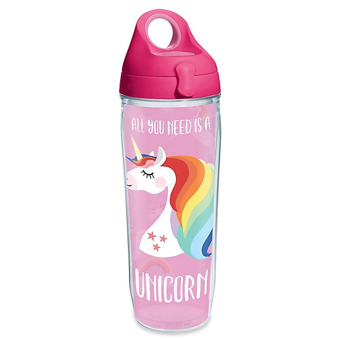 slide 1 of 1, Tervis Unicorn Wrap Water Bottle with Lid, 24 oz