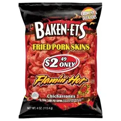 Frito-Lay Baken-ets Pork Skins Flamin Hot