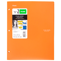slide 11 of 21, Five Star 2 Pocket Folder 1 ea, 1 ct