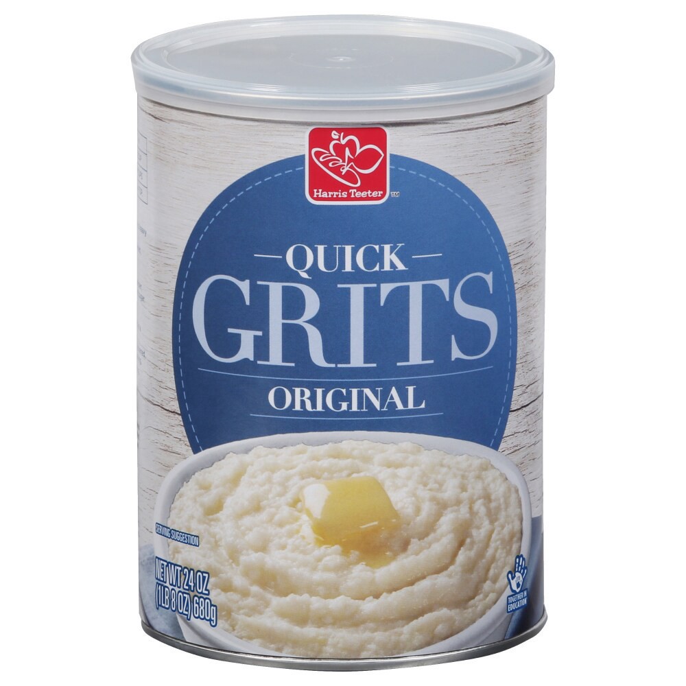 slide 4 of 4, Harris Teeter Original Quick Grits, 24 oz