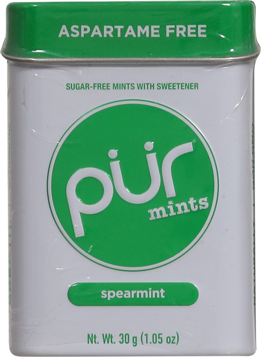slide 14 of 14, Pur Spearmint Mints, 1.05 oz