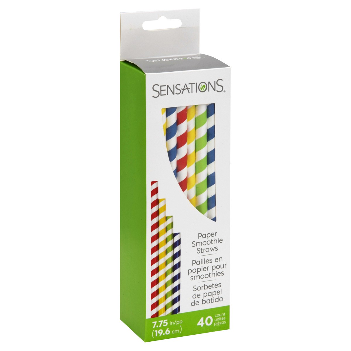 slide 2 of 5, Sensations Smoothie Straws 40 ea, 40 ct