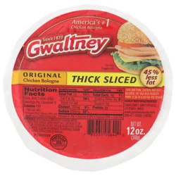 Gwaltney Original Thick Slice Chicken Bologna