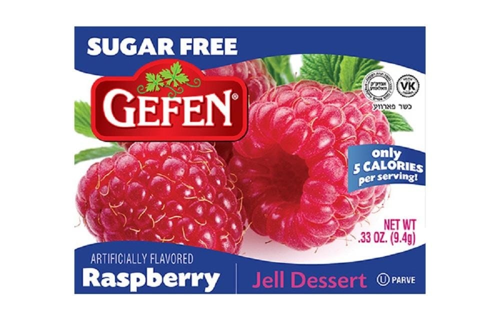 slide 1 of 1, Gefen Sugar Free Raspberry Jell Dessert, 0.33 oz