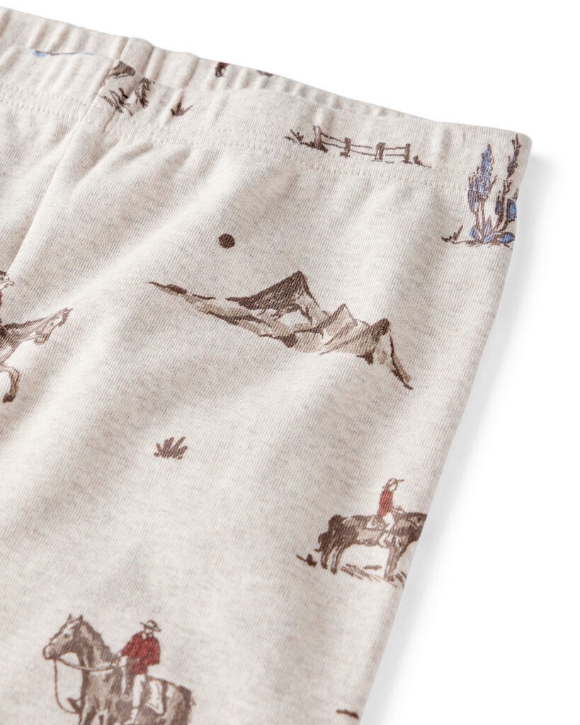 slide 3 of 3, Littleplanet Kid Organic Cotton Pajamas in Western Rodeo Print Wester Rodeo 4, 1 ct
