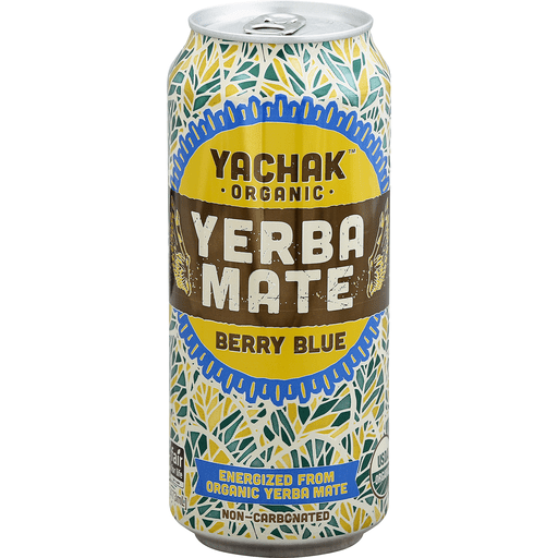 slide 2 of 2, Yachak Organic Yerba Mate Berry Blue 15.5 Fl Oz Can, 15.5 oz