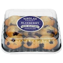 Nikola's Bakery Blueberry Mini Muffins 9.6 oz