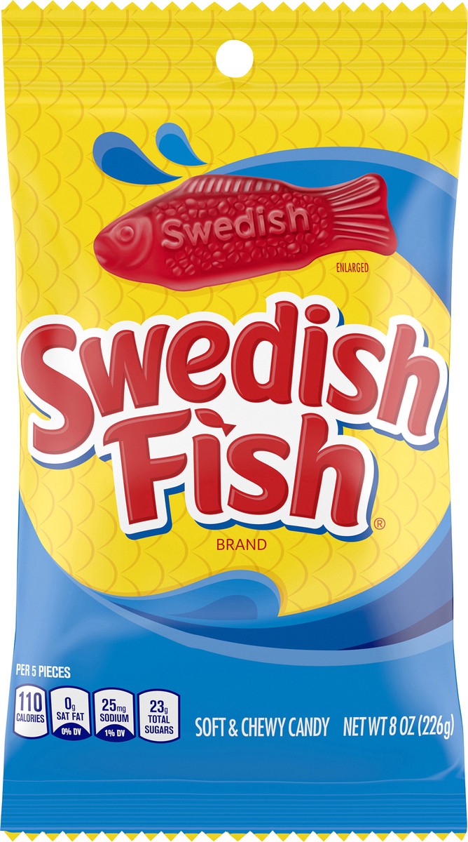 slide 6 of 9, SWEDISH FISH Soft & Chewy Candy, 8 oz, 8 oz