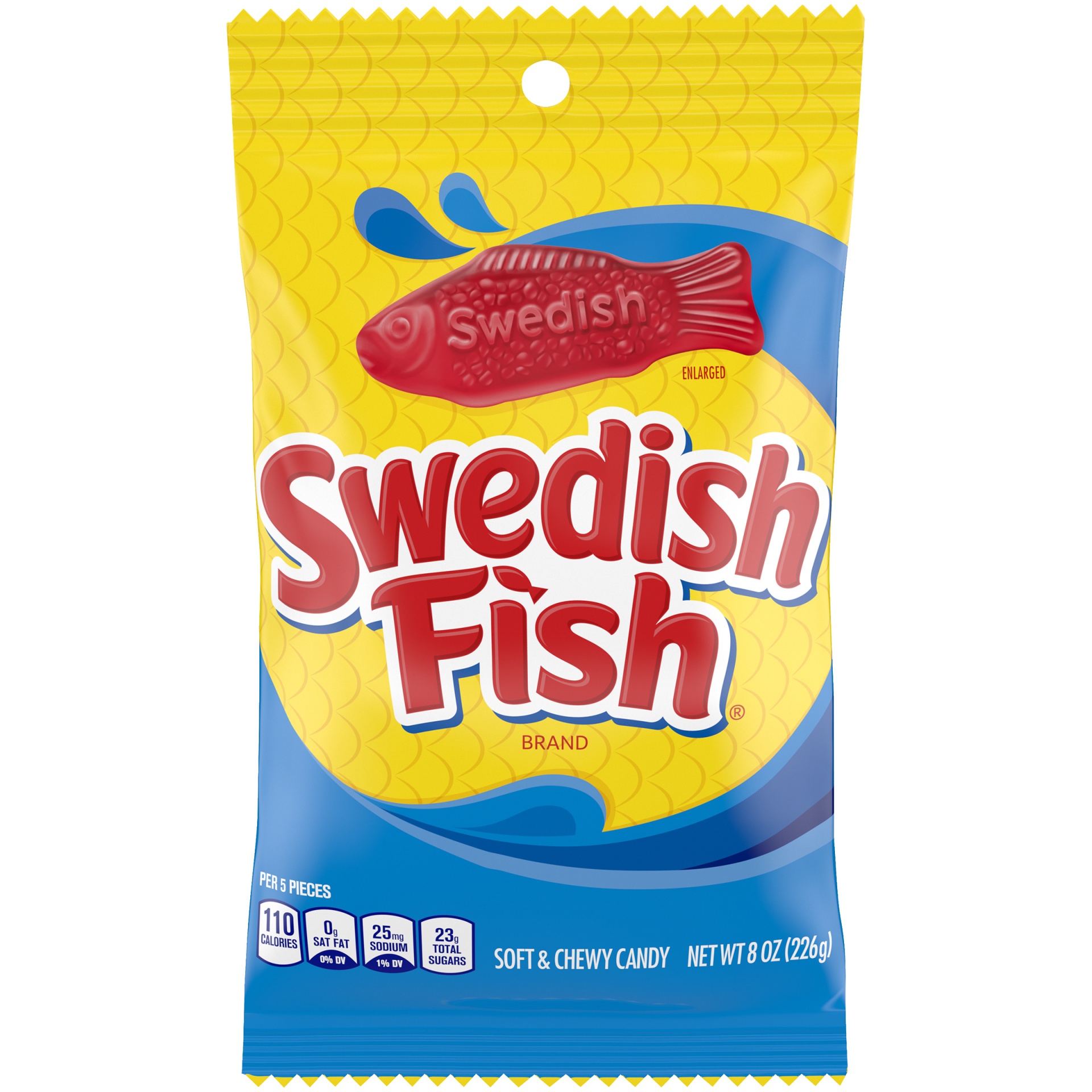 slide 1 of 6, Swedish Fish Soft & Chewy Candy, 8 oz