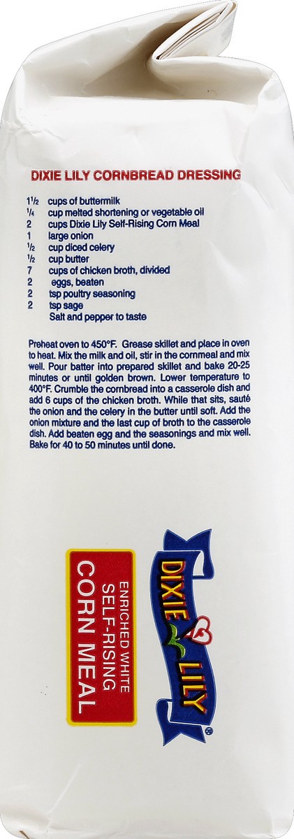 slide 4 of 5, Dixie Lily Self Rising Corn Meal, 2 lb