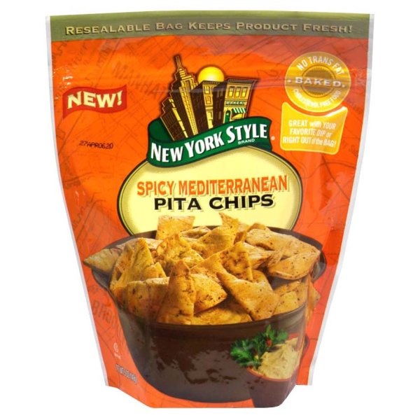 slide 1 of 1, New York Style New York Spicy 3 Pep Pita Chip, 1 oz