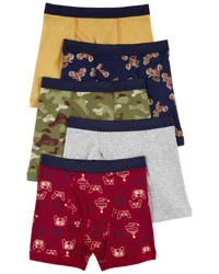 Carter's Carters 5-Pack Boxer Briefs Underwear Multi 2-3