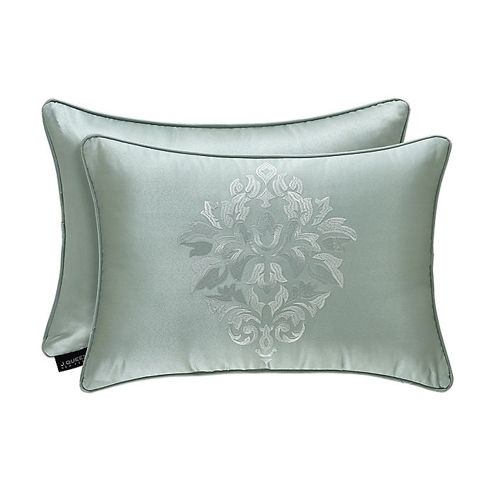 slide 1 of 1, J. Queen New York Lombardi Boudoir Throw Pillow - Blue, 1 ct