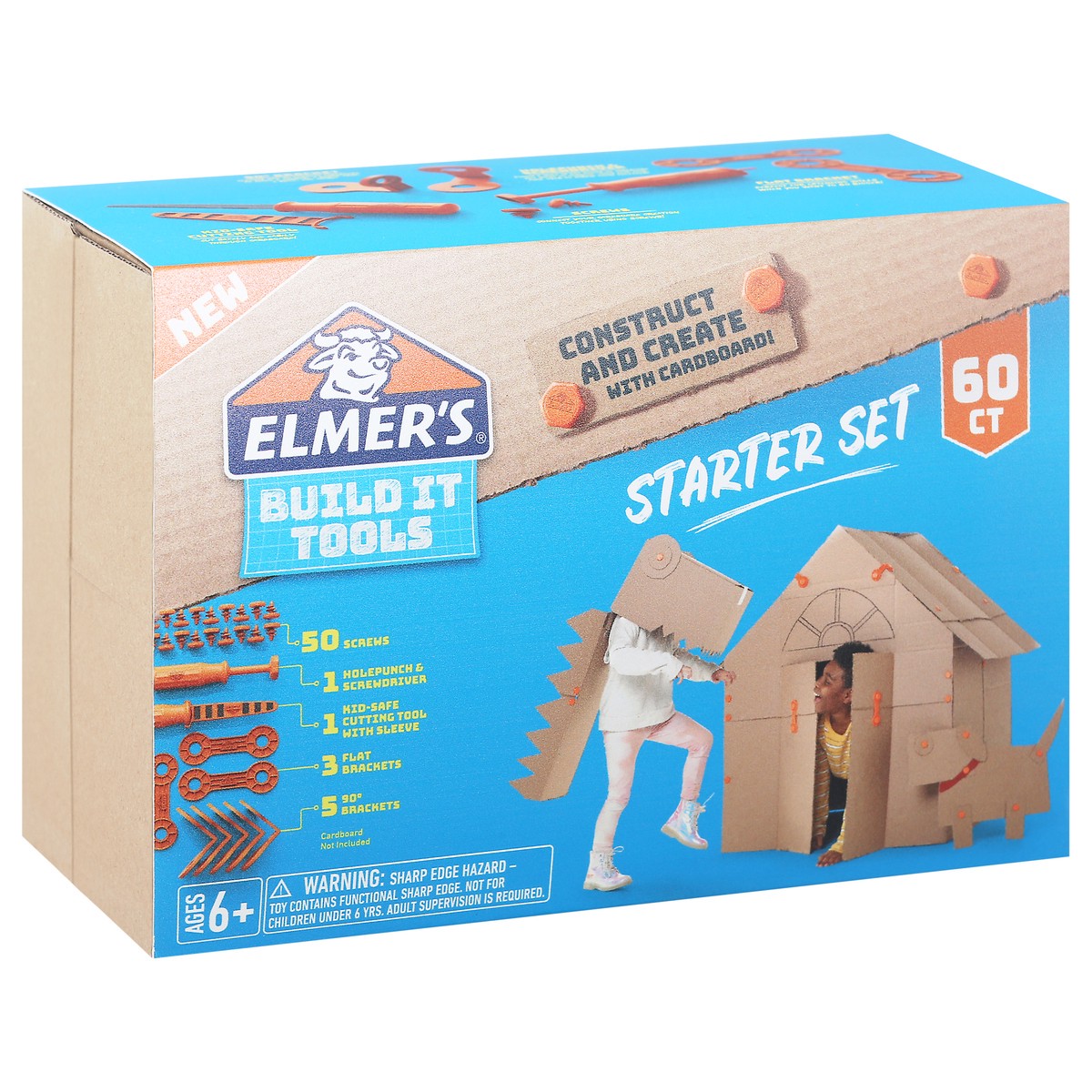 Elmer's Starter Set, Build It Tools, 60 Pieces