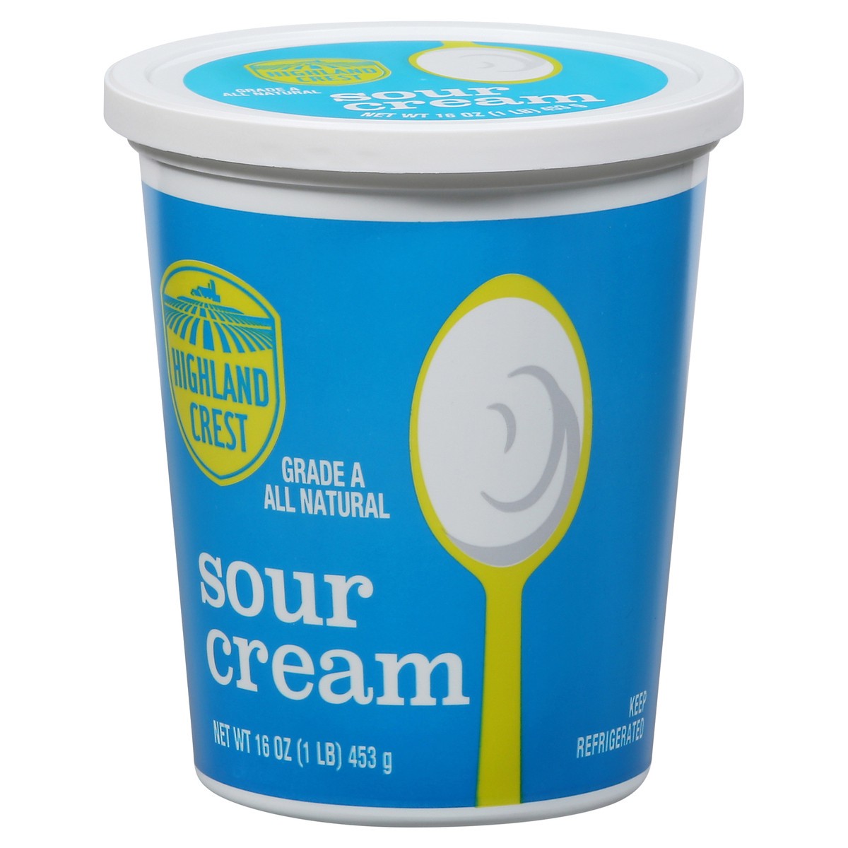 slide 10 of 13, Highland Crest Sour Cream 16 oz, 16 oz