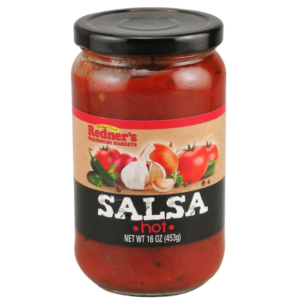 slide 1 of 1, Rwm Hot Salsa - 16 oz, 16 oz