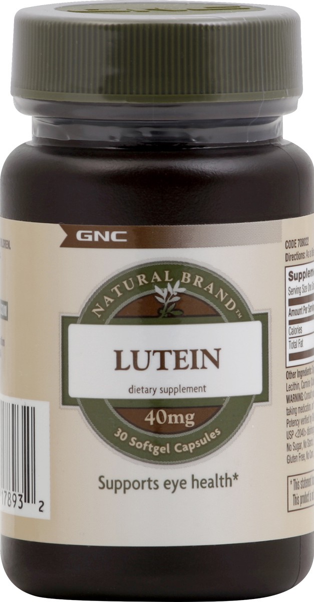 slide 4 of 8, GNC Lutein 30 ea, 30 ct