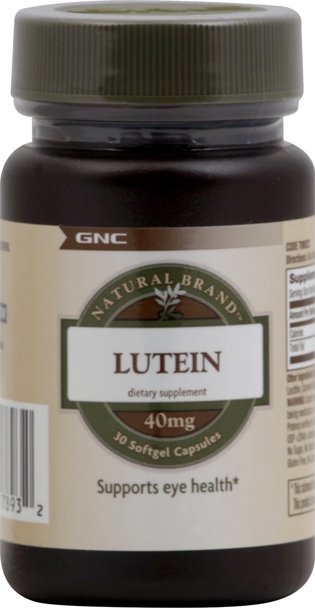 slide 1 of 8, GNC Lutein 30 ea, 30 ct