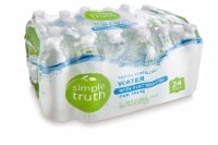 slide 1 of 3, Simple Truth Vapor Distilled Water With Electrolytes, 24 ct; 16.9 fl oz