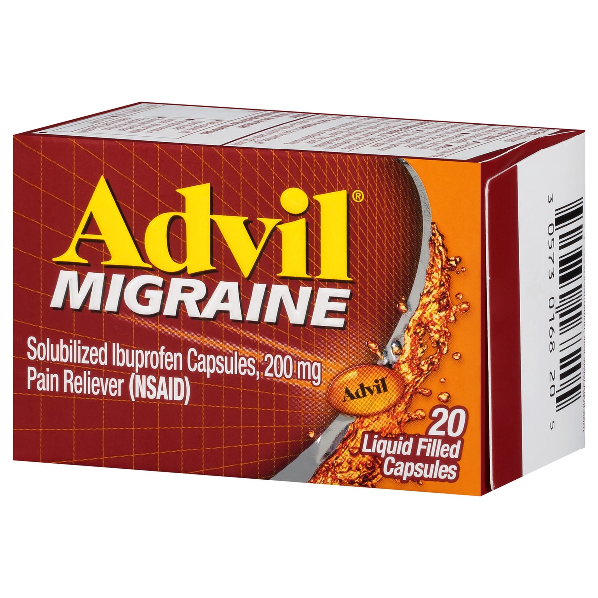 slide 8 of 12, Advil Migraine Gelcaps, 20 ct