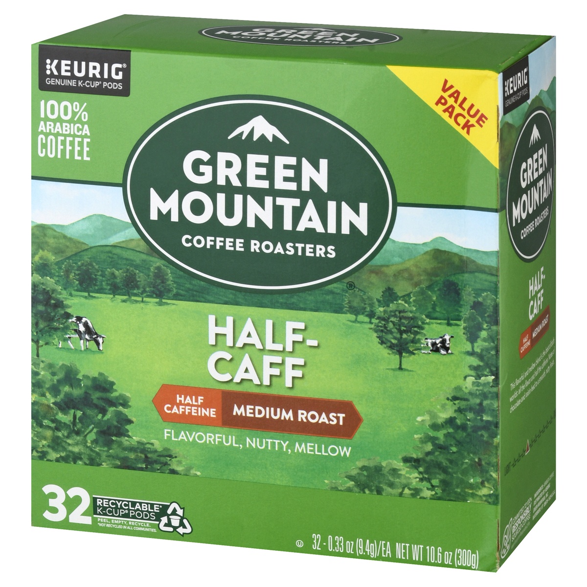 Green Mountain Coffee Halfcaff Medium Roast Kcup Pods 32 ct Shipt