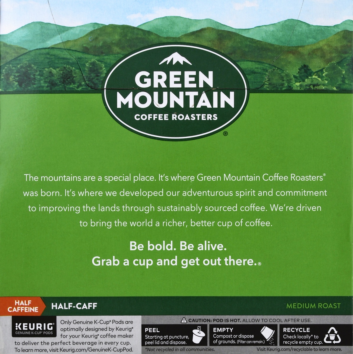 Green Mountain Coffee Halfcaff Medium Roast Kcup Pods 32 ct Shipt
