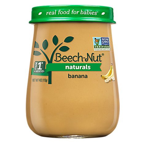 slide 1 of 1, Beech-Nut Naturals Stage 1 Banana Baby Food - 4 Oz, 4 oz