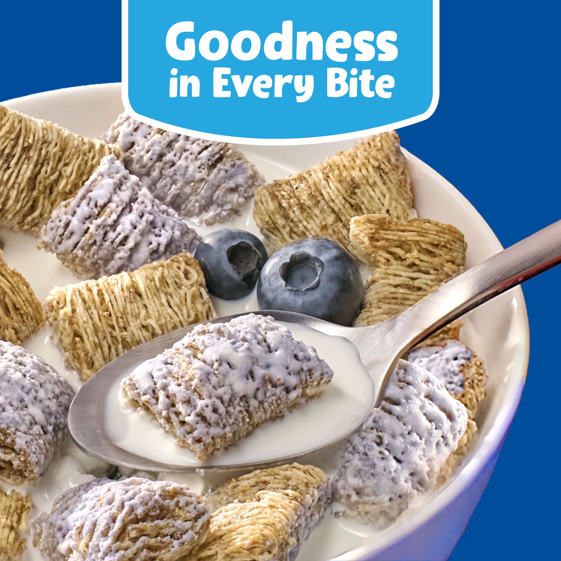 slide 2 of 5, Frosted Mini-Wheats Kellogg's Frosted Mini-Wheats Breakfast Cereal Blueberry Muffin, Kids Cereal, 13.3 oz, 13.3 oz