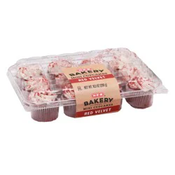 H-E-B Bakery Mini Red Velvet Cupcakes