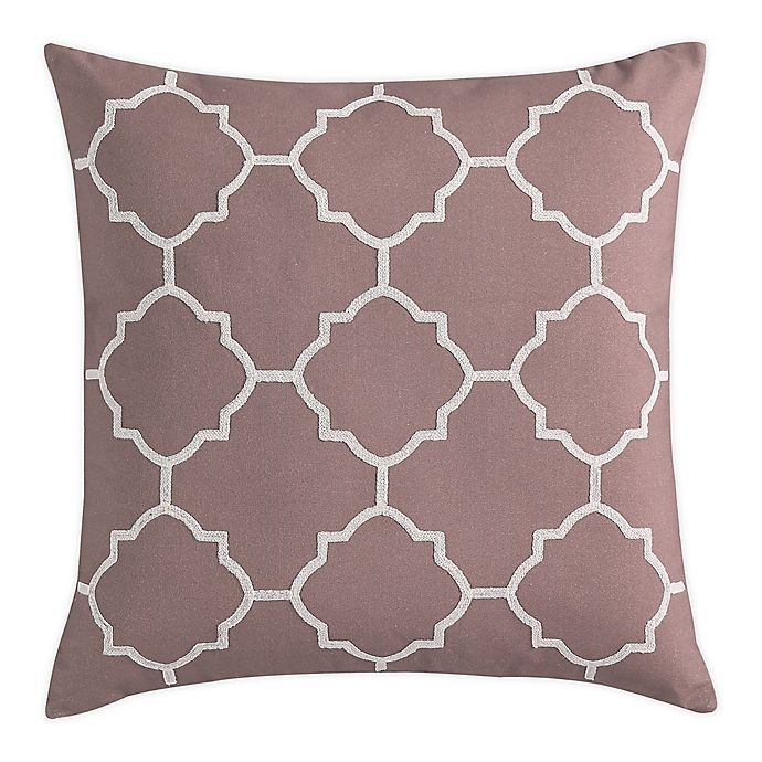 slide 1 of 2, Morgan Home Geometric Square Throw Pillow Cover - Blush, 1 ct