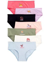 Carter's Carters 7-Pack Day of the Week Stretch Cotton Underwear Multi 2-3