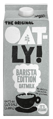 slide 1 of 1, Oatly Oatmilk Barista Chilled 64fz - 64 FZ, 64 fl oz