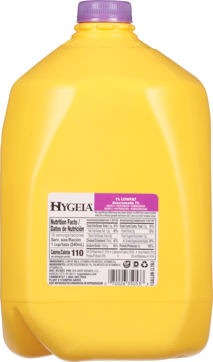 slide 11 of 14, Hygeia 1% Low Fat Milk 1 Gl, 1 gal
