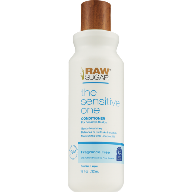 slide 1 of 1, Raw Sugar The Sensitive One Conditioner, Fragrance Free, 18 Oz, 18 oz