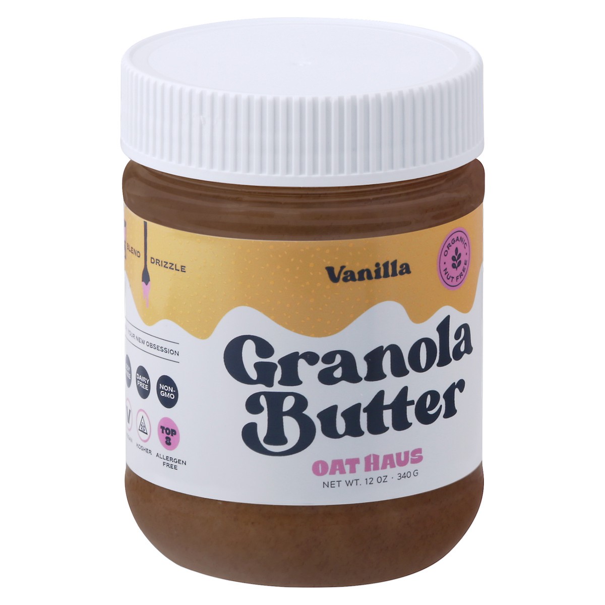 slide 4 of 9, Oat Haus Vanilla Granola Butter, 12 oz