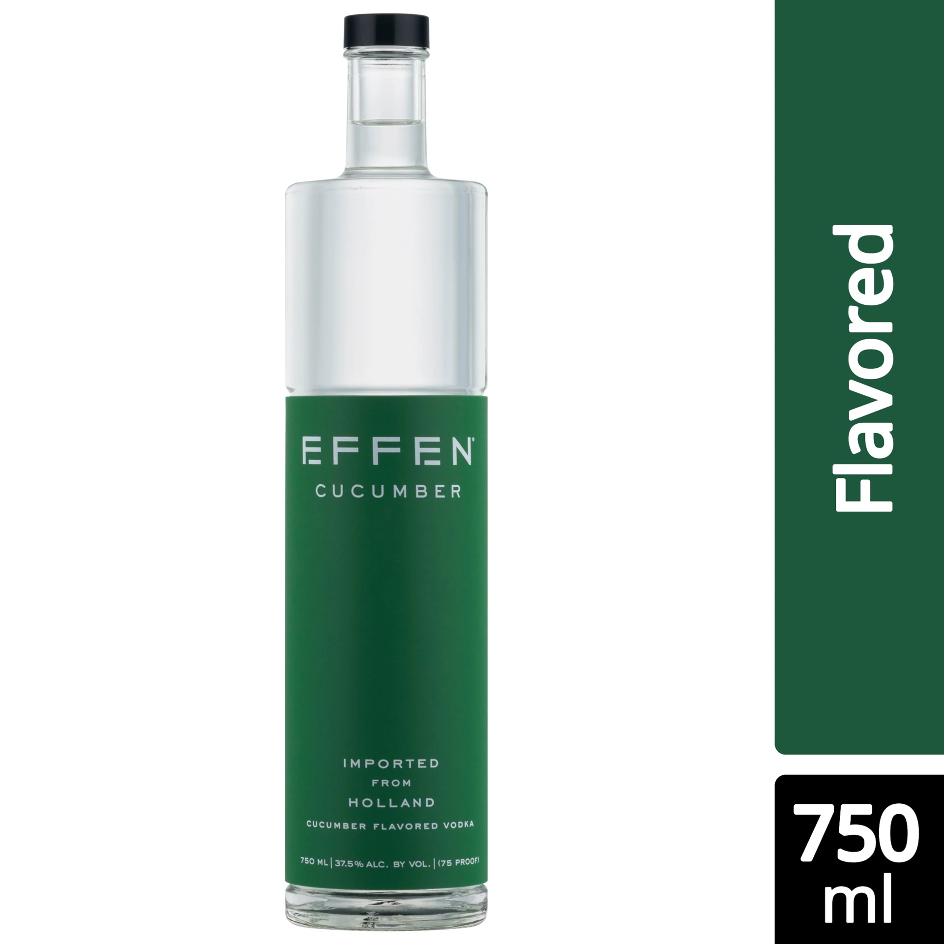 slide 1 of 4, EFFEN Cucumber Flavored Vodka 750 ml, 750 ml