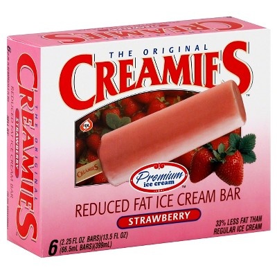 slide 1 of 4, Creamies Farrs Strawberry Creamies, 6 ct