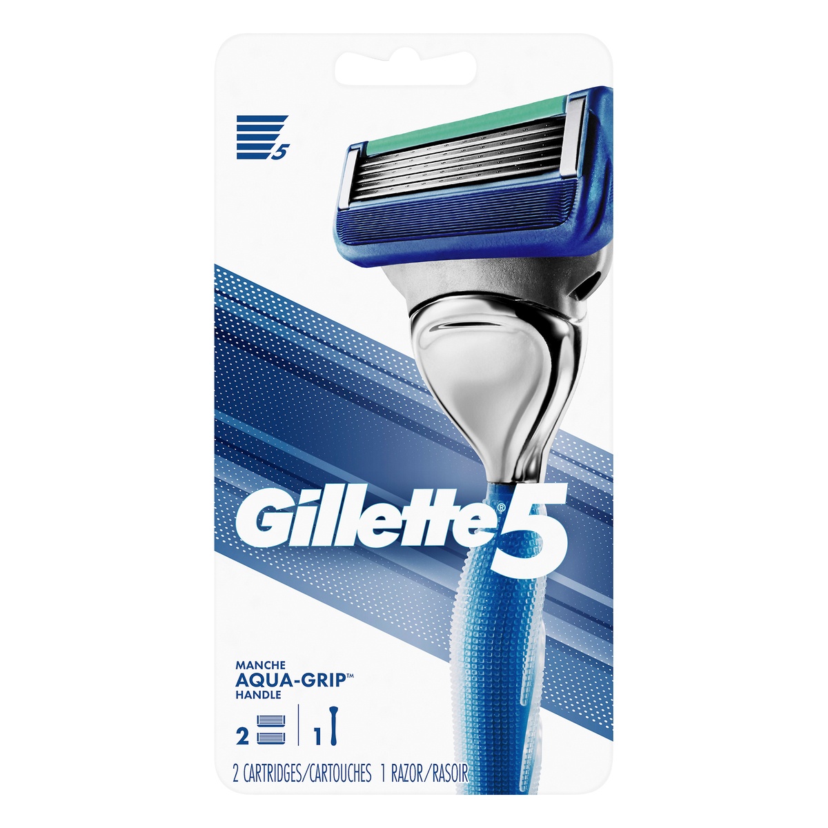 slide 1 of 1, Gillette Razor Handle/Cartridge Non-Dis, 1 ct