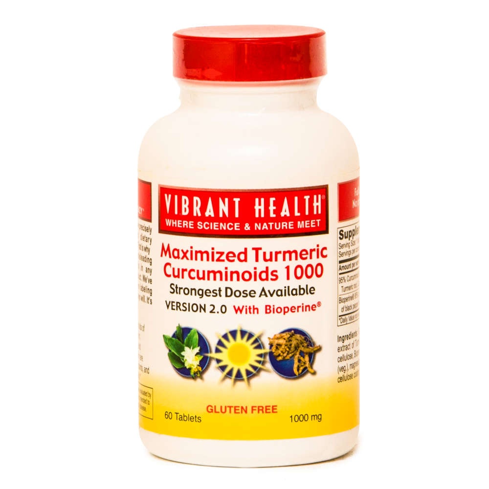 slide 1 of 1, Vibrant Health Maximized Turmeric Curcuminoids, 60 ct