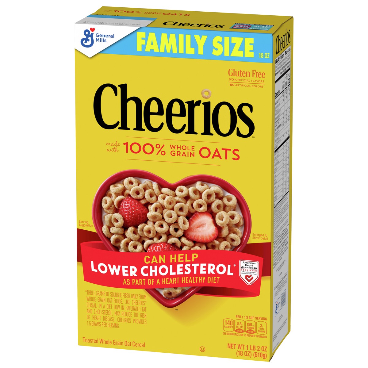 slide 3 of 9, Cheerios Cereal, 18 oz