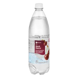 SE Grocers Flavored Sparkling Water Black Cherry - 1 liter