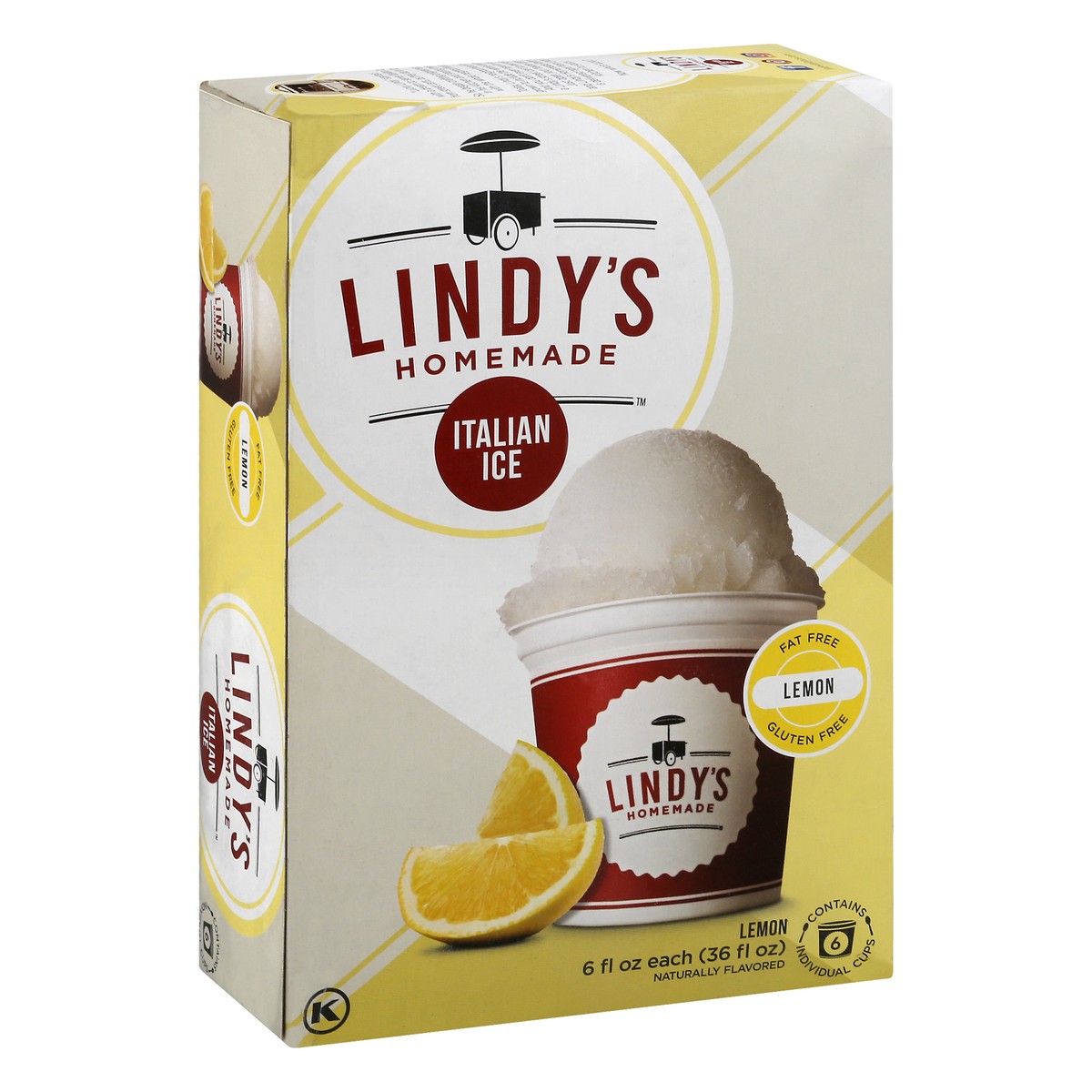 slide 3 of 14, Lindys Homemade Lemon Italian Ice 6 ea, 36 fl oz