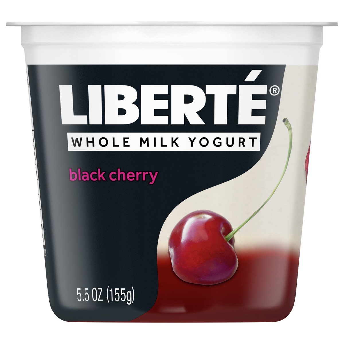 slide 1 of 9, Liberté Yogurt, Black Cherry Whole Milk Yogurt, 5.5 oz, 5.5 oz