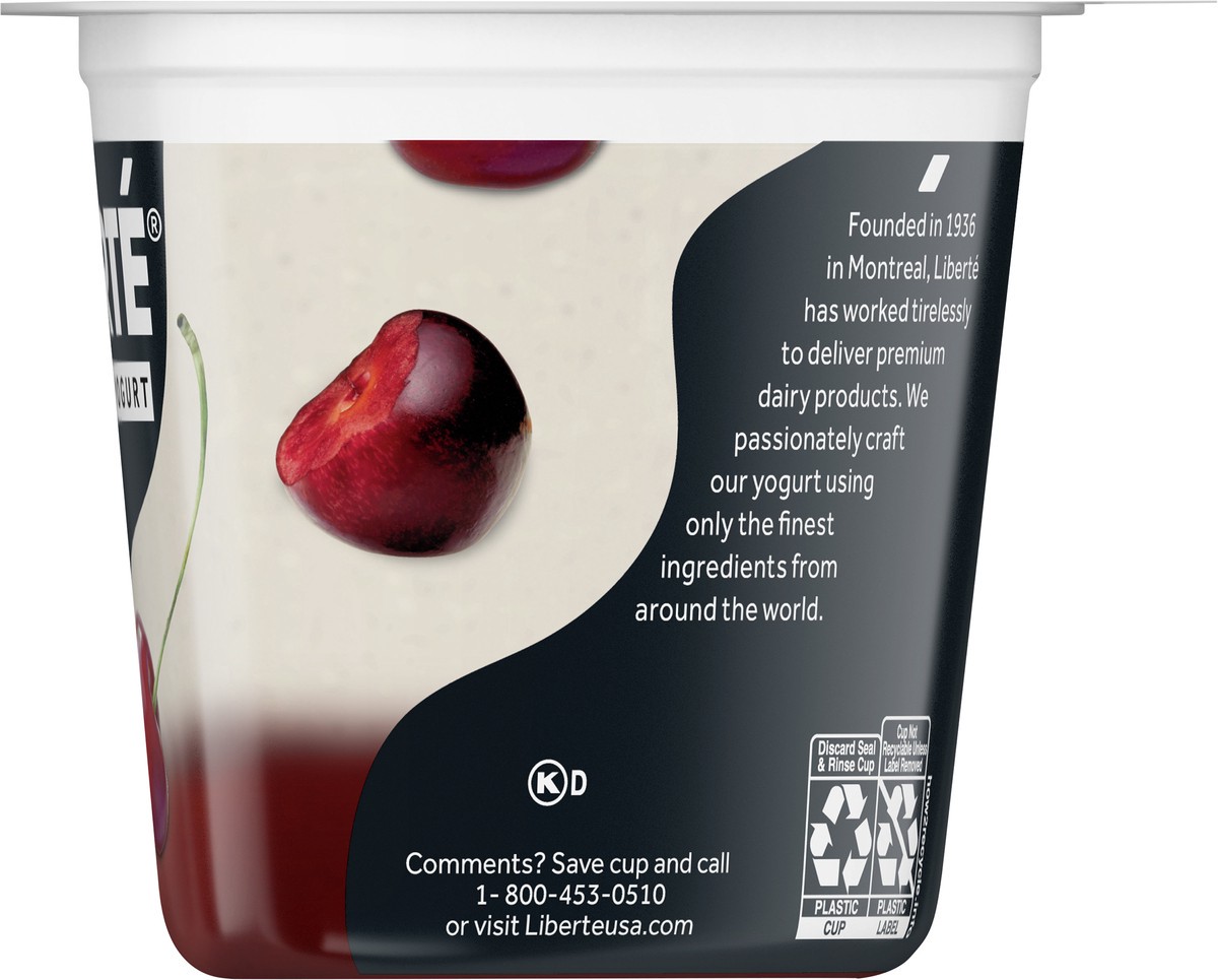 slide 8 of 9, Liberté Yogurt, Black Cherry Whole Milk Yogurt, 5.5 oz, 5.5 oz